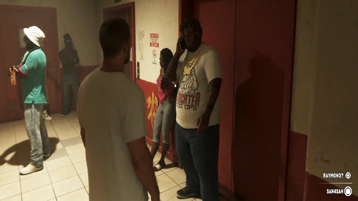 Two contextual dialogue options displayed in front of an NPC in GTA 6